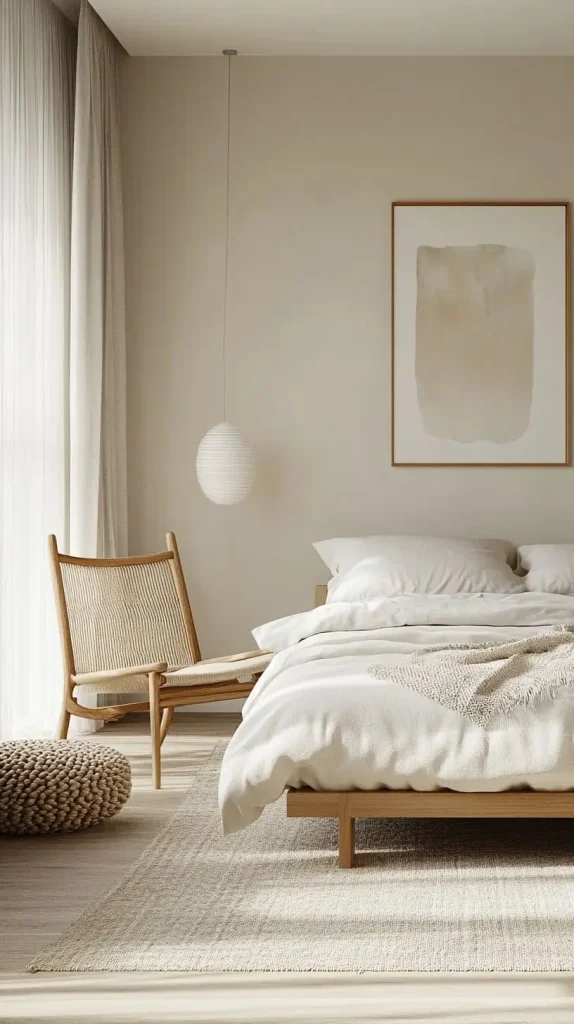 "phong cách nội thất Scandinavian - phòng khách gỗ sáng màu JF Concept"